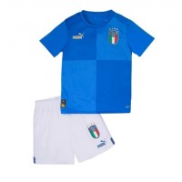 Italien Fußballbekleidung Heimtrikot Kinder 2022 Kurzarm (+ kurze hosen)